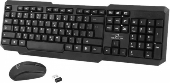 Klaviatūra un pele Titanum TK108 Black