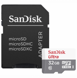 Sandisk Ultra microSDHC 32GB + Adapter