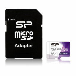 SiliconPower Superior Pro 128GB MicroSDXC + Adapter