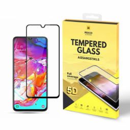 Mocco Full Glue 5D Signature Edition Tempered Glass for Samsung Galaxy A72 / A80 Black