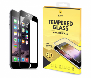 Mocco Full Glue 5D Signature Edition Tempered Glass for Apple iPhone 6 / 6S Black