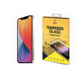 Mocco Full Glue 5D Signature Edition Tempered Glass for Apple iPhone 12 Pro Max Black