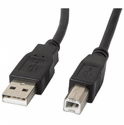 RoGer USB Male to USB B Male Printer Cable 1m Black
