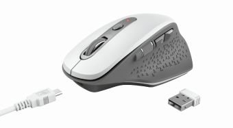 Computer mouse Trust OZAA White