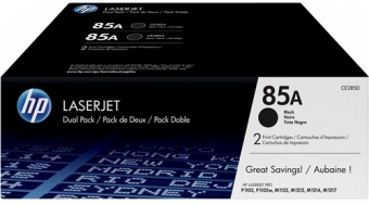 HP CE285AD 85A 2-pack Black