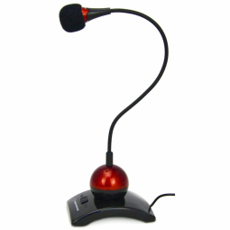Galda mikrofons Esperanza Chat EH130 Red