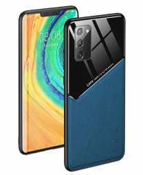 Mocco Lens Leather Back for Apple iPhone 12 Pro Max Blue