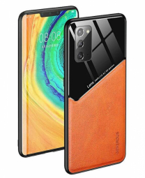 Mocco Lens Leather Back for Apple iPhone 12 Pro Max Orange