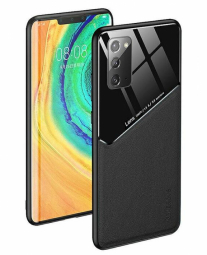 Mocco Lens Leather Back for Samsung Galaxy A42 5G Black