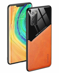 Mocco Lens Leather Back for Apple iPhone 12 Pro Orange