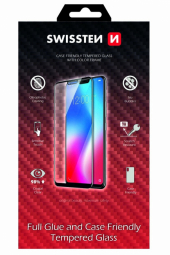 Swissten Full Face 5D Tempered Glass for Apple iPhone 13 / 13 Pro Black