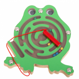 RoGer Magnetic Ball Labyrinth-Frog Green