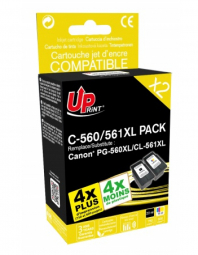UPrint Canon Pack 560/561XL 22 ml (Bk) + 18 ml (Cl) PG-560XL/CL-561XL