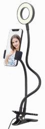 Gembird LED Selfie Ring Light with Phone Holder