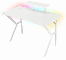 Spēļu galds Genesis Holm 320 RGB White