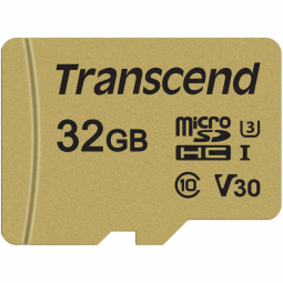 Transcend MicroSDHC 500S 32GB + Adapter