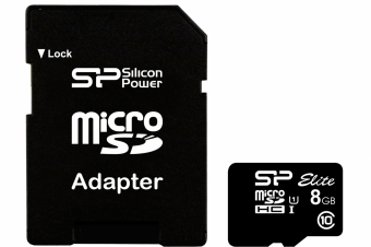 Silicon Power Elite 8GB microSDHC