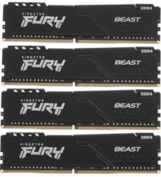 Kingston Fury Beast 4 x 32 GB Black