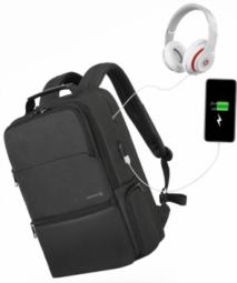 Swissten Laptop Backpack 15.6" Black