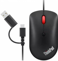 Lenovo ThinkPad USB-C Wired Compact Mouse Raven Black