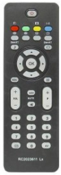 HQ LXP503 TV remote control PHILIPS / RC2023611/01B / Black