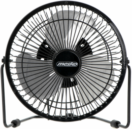 Mesko MS 7322 Desk Fan USB Black