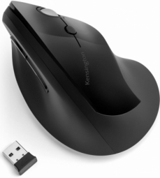 Kensington Pro Fit Ergo Vertical Wireless Mouse Black