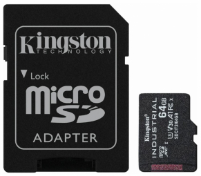 Kingston Industrial microSDHC 64GB + SD Adapter