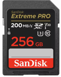 Atmiņas karte SanDisk Extreme PRO SDXC 256GB