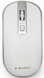 Gembird Wireless Optical Mouse White / Silver