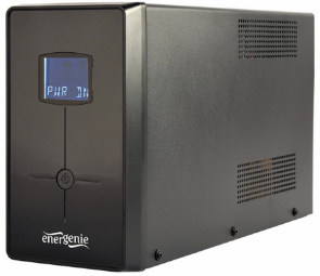 Nepārtrauktās barošanas bloks Energenie UPS With USB and LCD Display 2000 VA Black