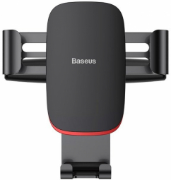 Telefona turētājs Baseus Metal Age Gravitational Holder for CD Slot Black