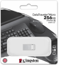 Zibatmiņa Kingston DataTraveler Micro 256GB Ultra-small