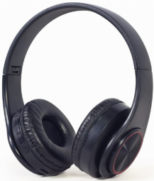 Austiņas Gembird Bluetooth Stereo Headset with LED Light Effect Black