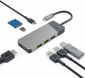 Docking station Green Cell USB-C 85W 7in1