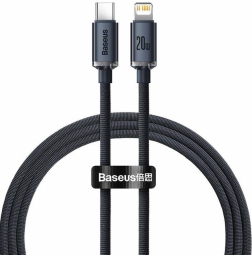 Cable Baseus USB Type-C Male -  Lightning  1.2m Black