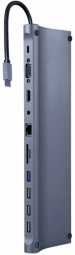 Docking station Gembird USB Type-C 11-in-1
