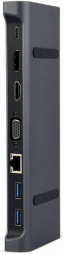 Docking station Gembird USB Type-C 9-in-1