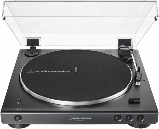 Plašu atskaņotājs Audio Technica LP60XUS Black
