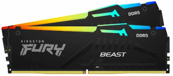 Operatīvā atmiņa Kingston FURY Beast Black RGB 64GB Black