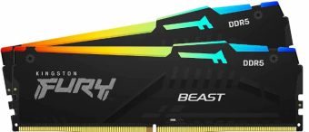 RAM Kingston FURY Beast 64GB RGB Black