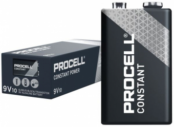 Baterija Duracell ProCell 9V Constant 6LR61 9V Alkaline 10 pack