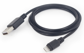 Kabelis Gembird USB Male - Apple Lightning Male 2m Black