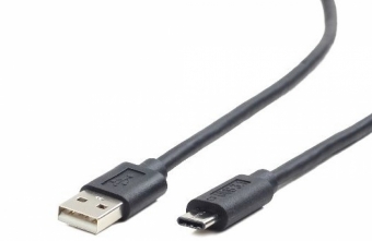Kabelis Gembird USB Male - Type C Male 1.8m Black