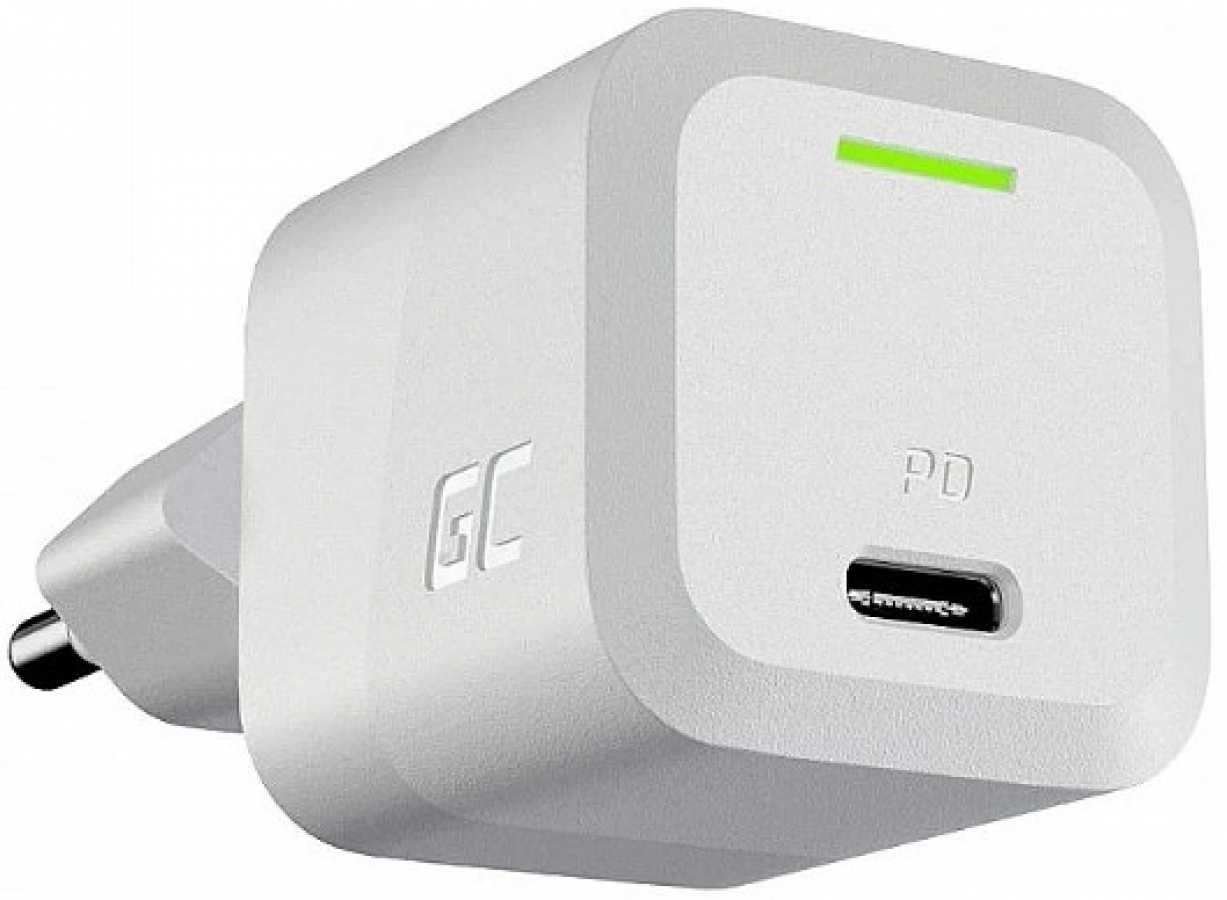 Charger Green Cell Charger 33W USB-C Power Delivery White (CHARGC06W)