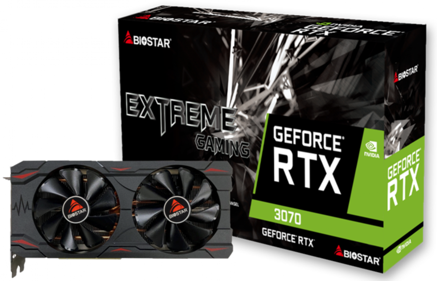 Videokarte Biostar GeForce RTX 3070 8GB (VN3706RM82)