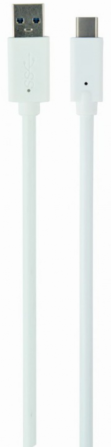 Kabelis Gembird USB-A Male - USB Type-C Male 3m White (CCP-USB3-AMCM-W-10)
