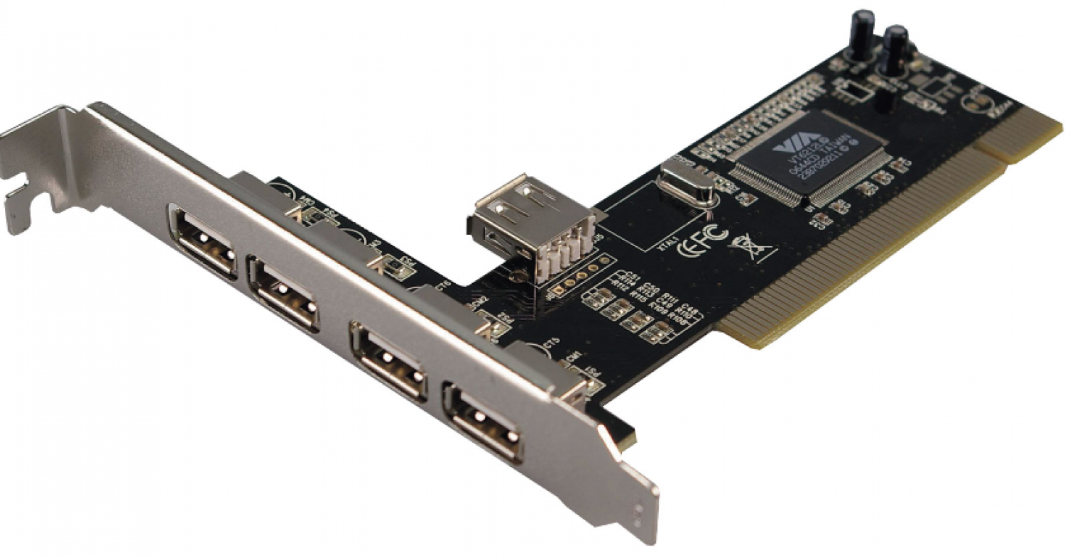 Tīkla karte Logilink 4+1 USB 2.0 PCI (PC0028)