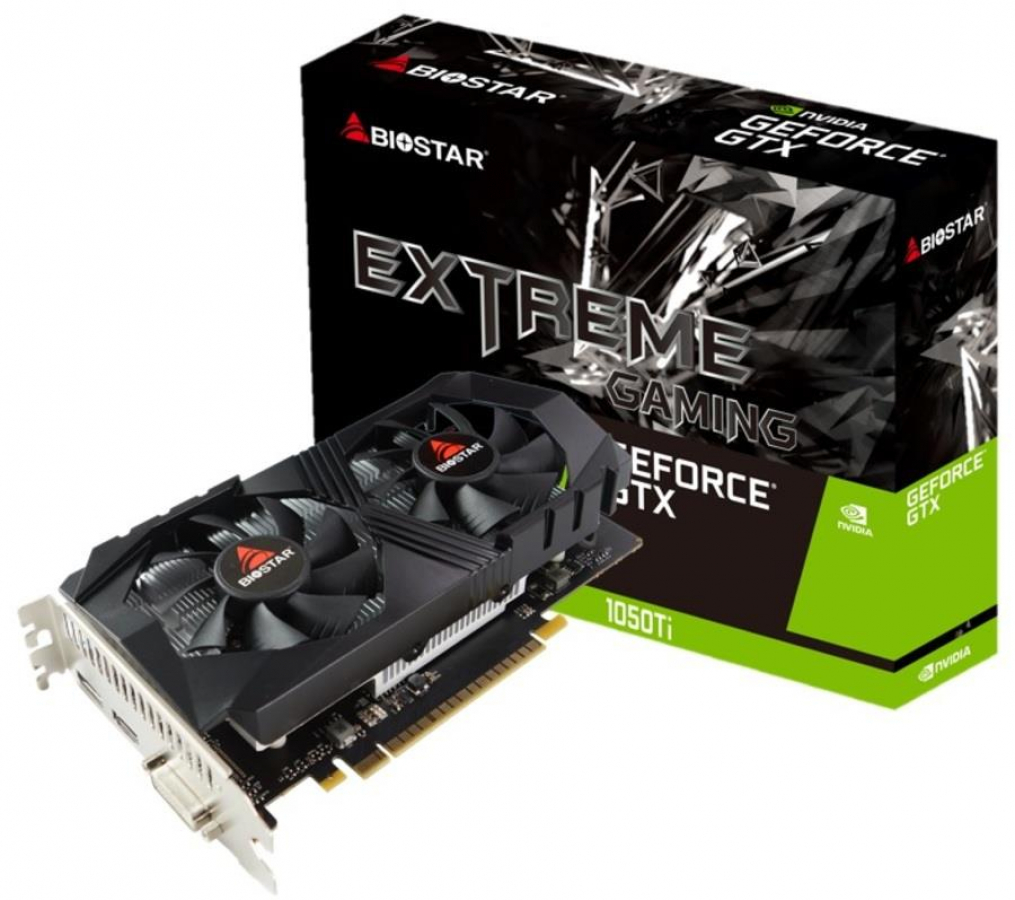 Videokarte Biostar GeForce GTX 1050 Ti Extreme Gaming (VN1055TF41)
