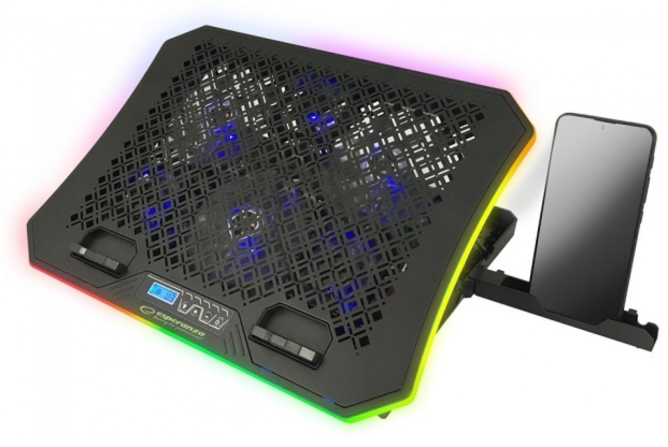Cooling pad Esperanza Galerne Mobile phone stand RGB (EGC109)